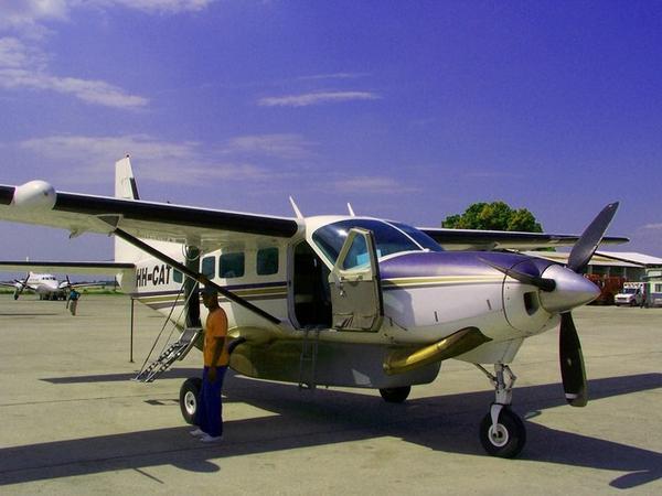 The 12 passenger airplane we flew in
