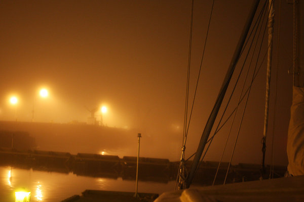 Heavy Fog in the port of Yarmouth