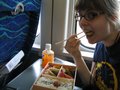 Shinkansen on the way to Kitakami