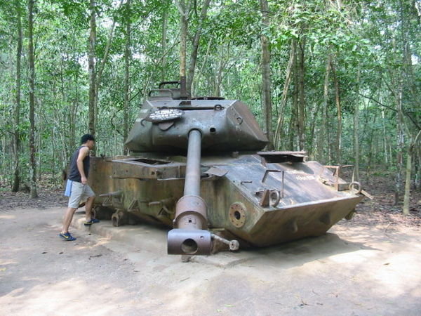 A Destroyed Tank