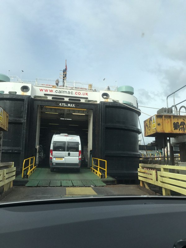 Driving Onto Ferry