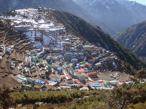 Beautiful view over Namche