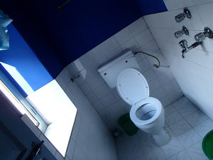 Our toilet and shower
