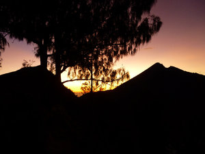 Sunrise over Mt Rinjani