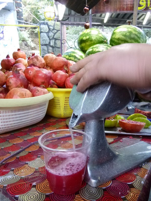 Pomegranate juicer