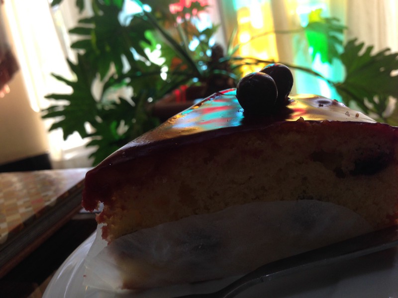 Cherry Cake with the stained glass