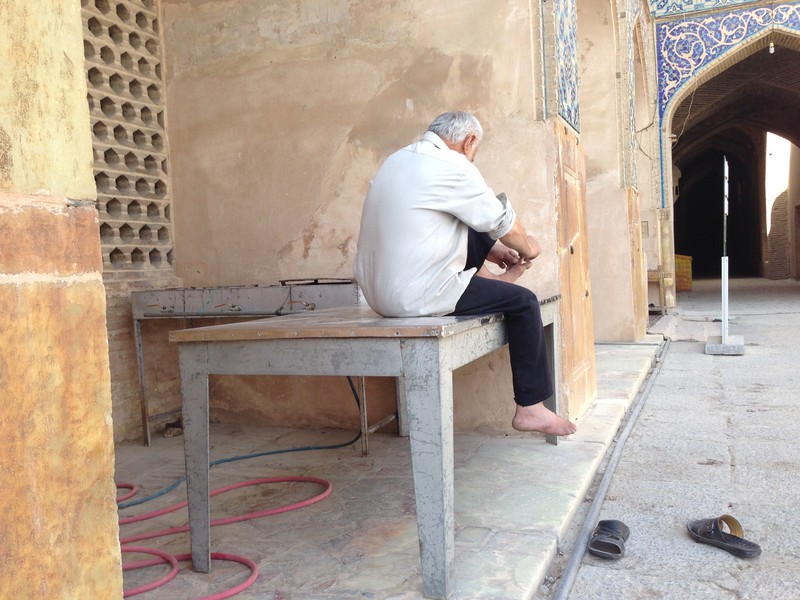 Pedicure at Jameh Mosque