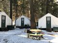 Glamping at Half Dome village