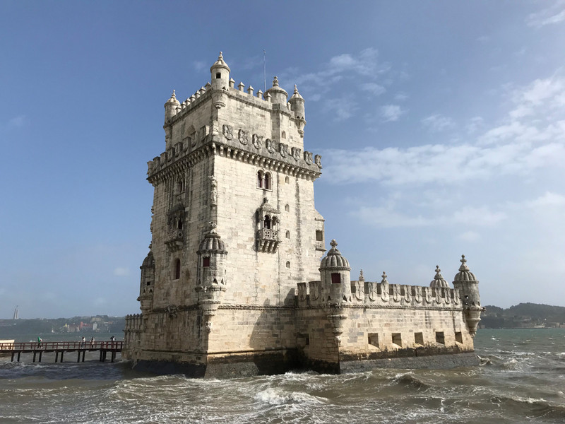 Belem Tower overlooking the Tagus River
