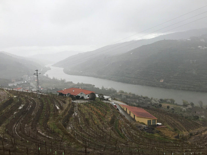 The Douro Valley in rain