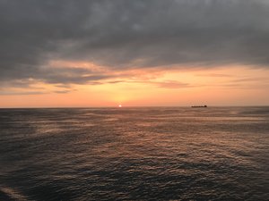 Sunset over the Pacific