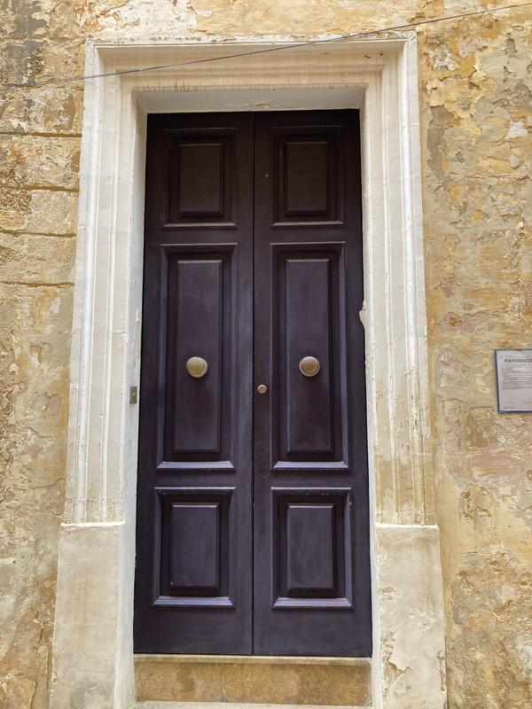 Burgundy door