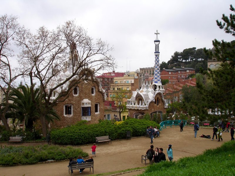 040. Park Guell - Gaudi gingerbread houses