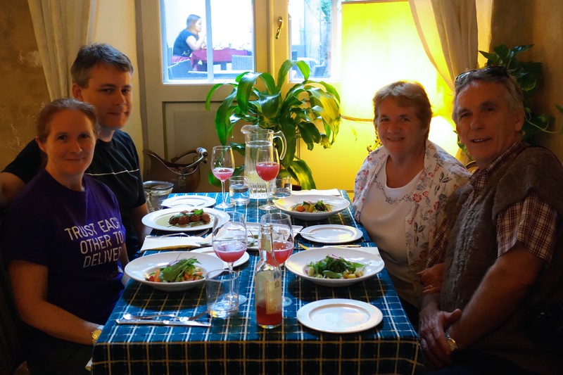 Tallinn, Dad's birthday dinner