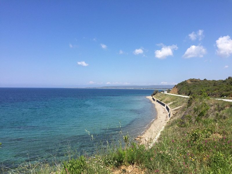 Actual ANZAC cove (as opposed to North Beach memorial)