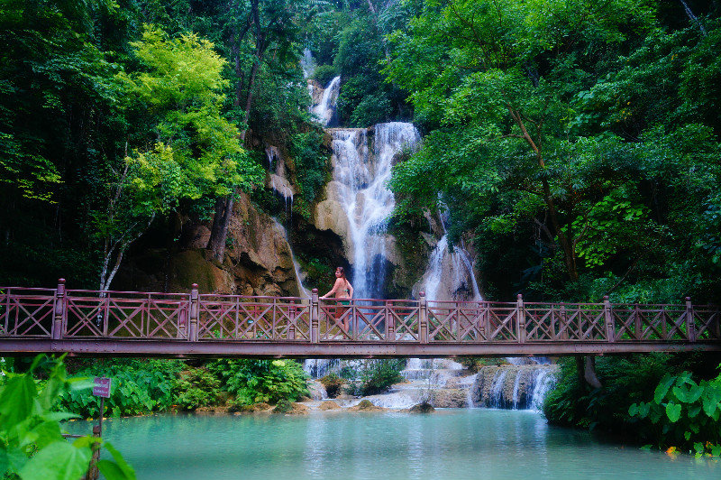 the main waterfall