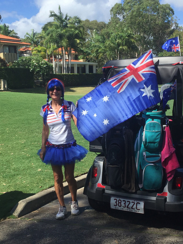 Australia Day on the Golf Course
