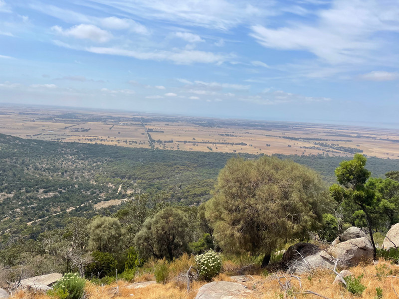 View from top of Flinders Peak trail