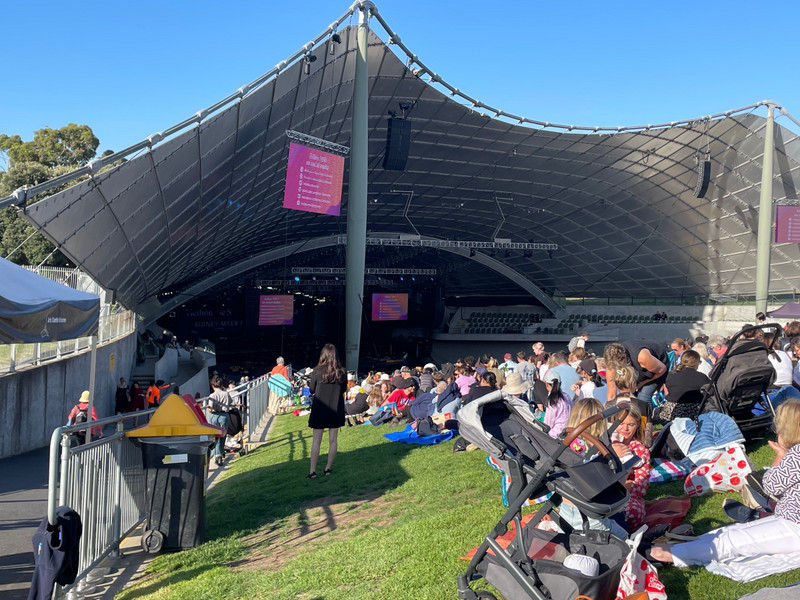 Lawn area of the Sydney Myer music bowl
