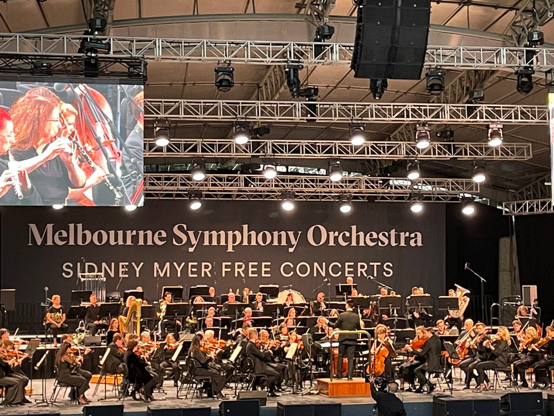 Melbourne Symphony Orchestra ensemble.