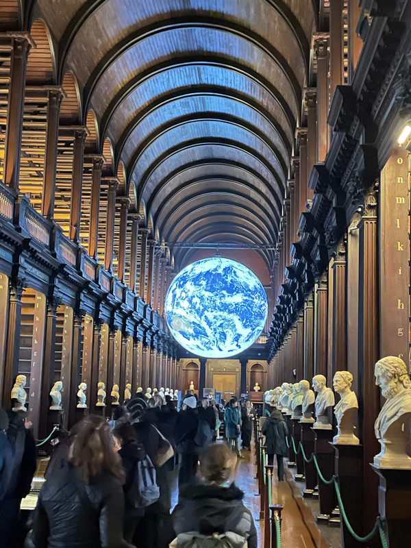 The Long Room at the Library of Trinity College