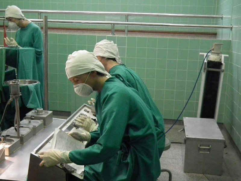 Operating Room -- 1st heart transplant