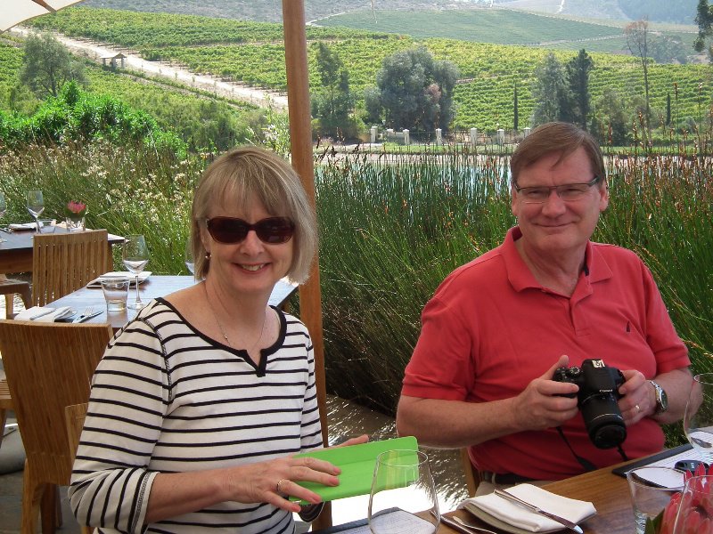 Ken and Diane at Jordon winery
