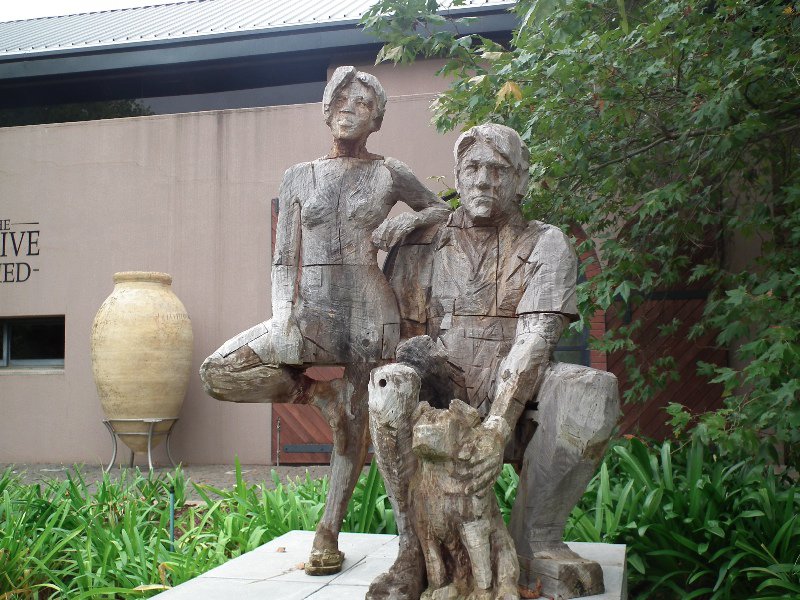 Sculptures at Tokara Winery