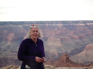 Linda at Grand Canyon