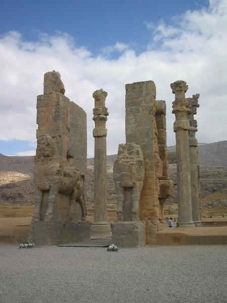 L'ingresso del sito di Persepolis