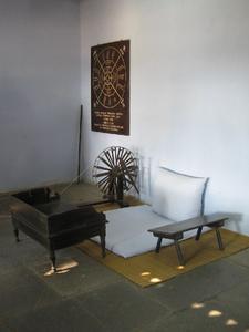 La sala dove Gandhi riceveva i suoi ospiti - Ahmedabad