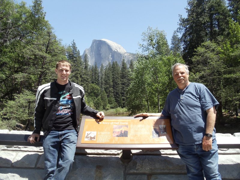 Dad and I at Half Dome
