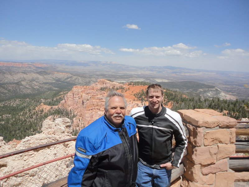 Dad and I at Bryce Canyon
