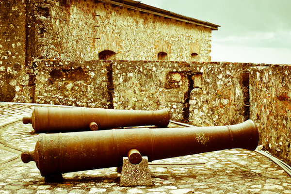 More than 350 cannons
