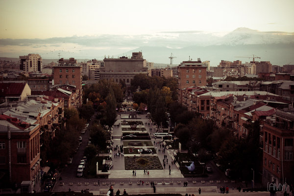 View from Cascade - Yerevan