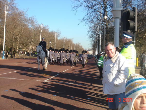 Dave and royal guards