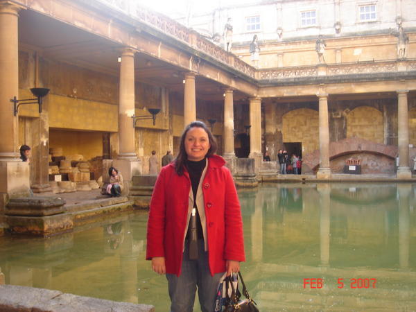 Nic at Roman Baths