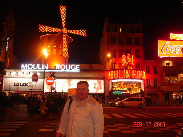 Dave at Moulin Rouge