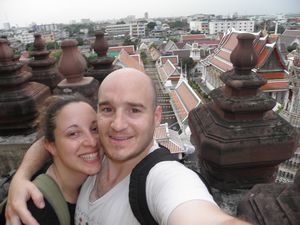 view from the top of Wat Po