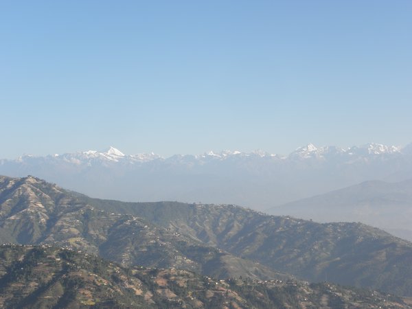 View of the Himalaya Range