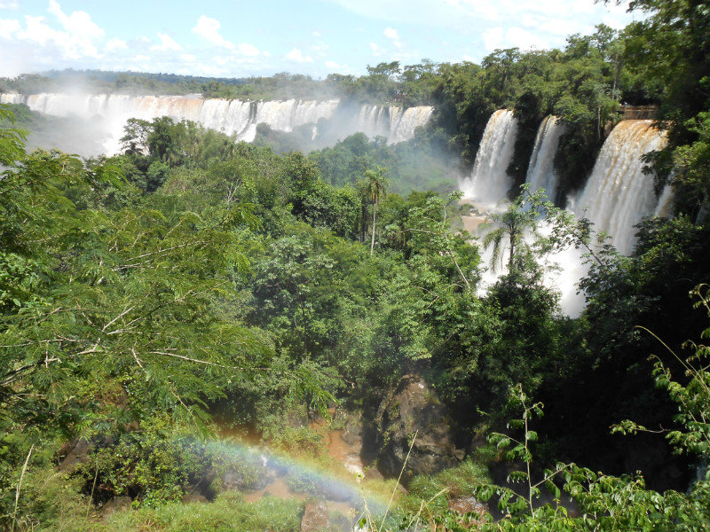 middle level -Iguacu Falls