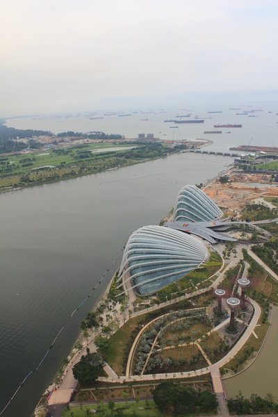 View from top of Marina Bay Sands
