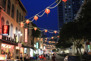 Lanterns along China Town