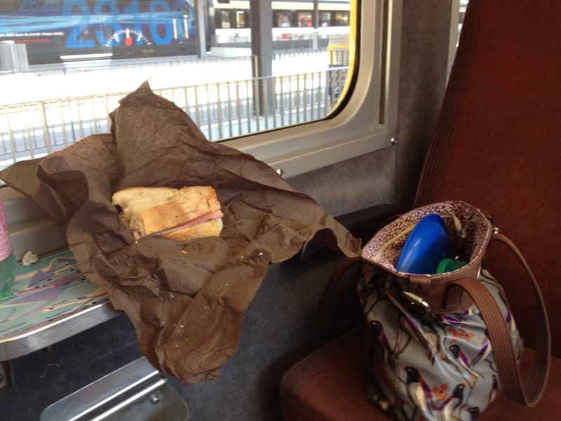 Lunch on the train