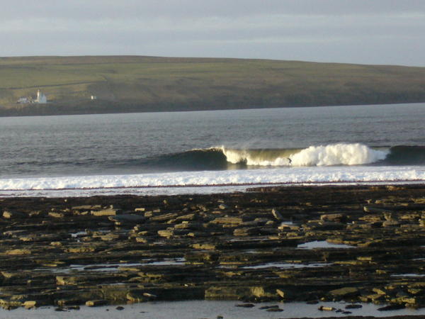 A freezing scotish right hand reef