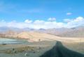 Road back to Leh town.