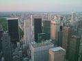 View from top Rockefeller center