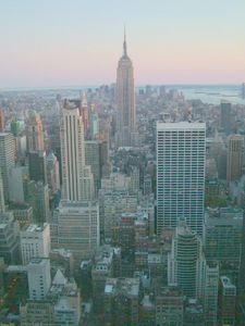 View from top Rockefeller center