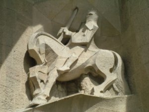 Gaudi's monumental work - Sagrida familia church