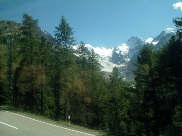Bernina glacier again on the way back
